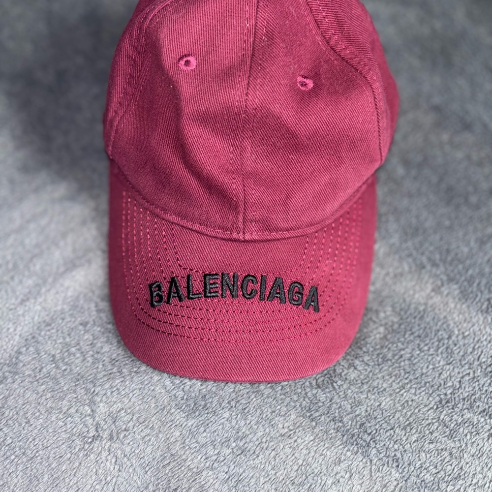Balenciaga Fuchsia Baseball Cap